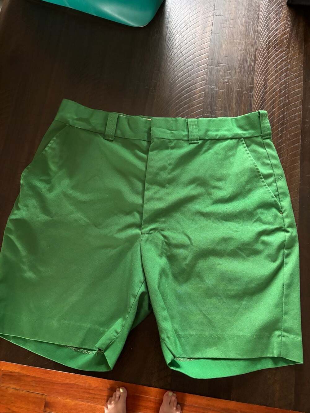 Vintage Woolrich Kelly Green Chino Golf Shorts